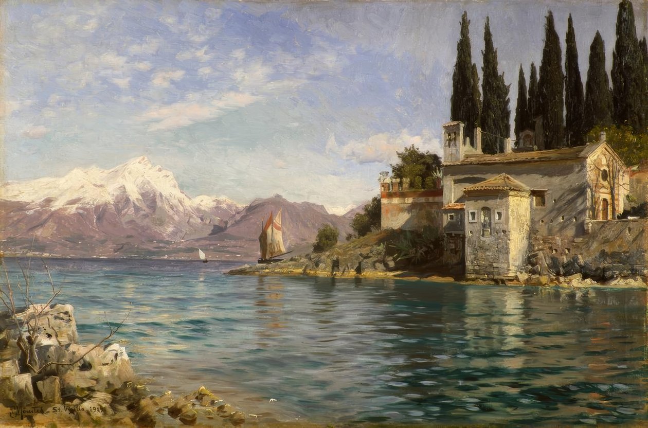 Punta San Vigilio af Peder Monsted