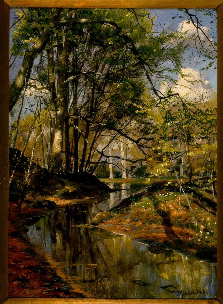 Waldbach af Peder Monsted