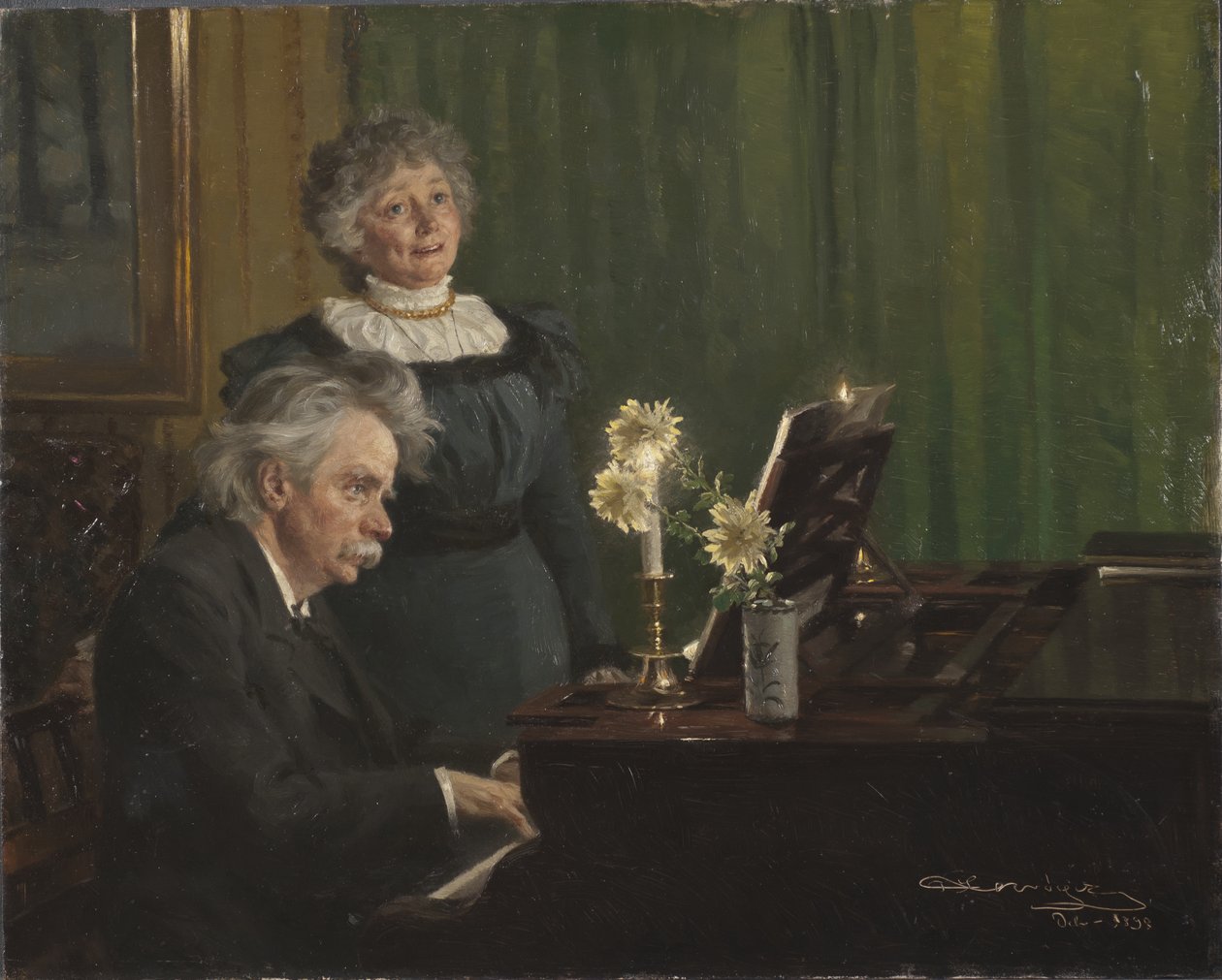 Edward Grieg og Nina Grieg, 3 af Peder Severin Krøyer