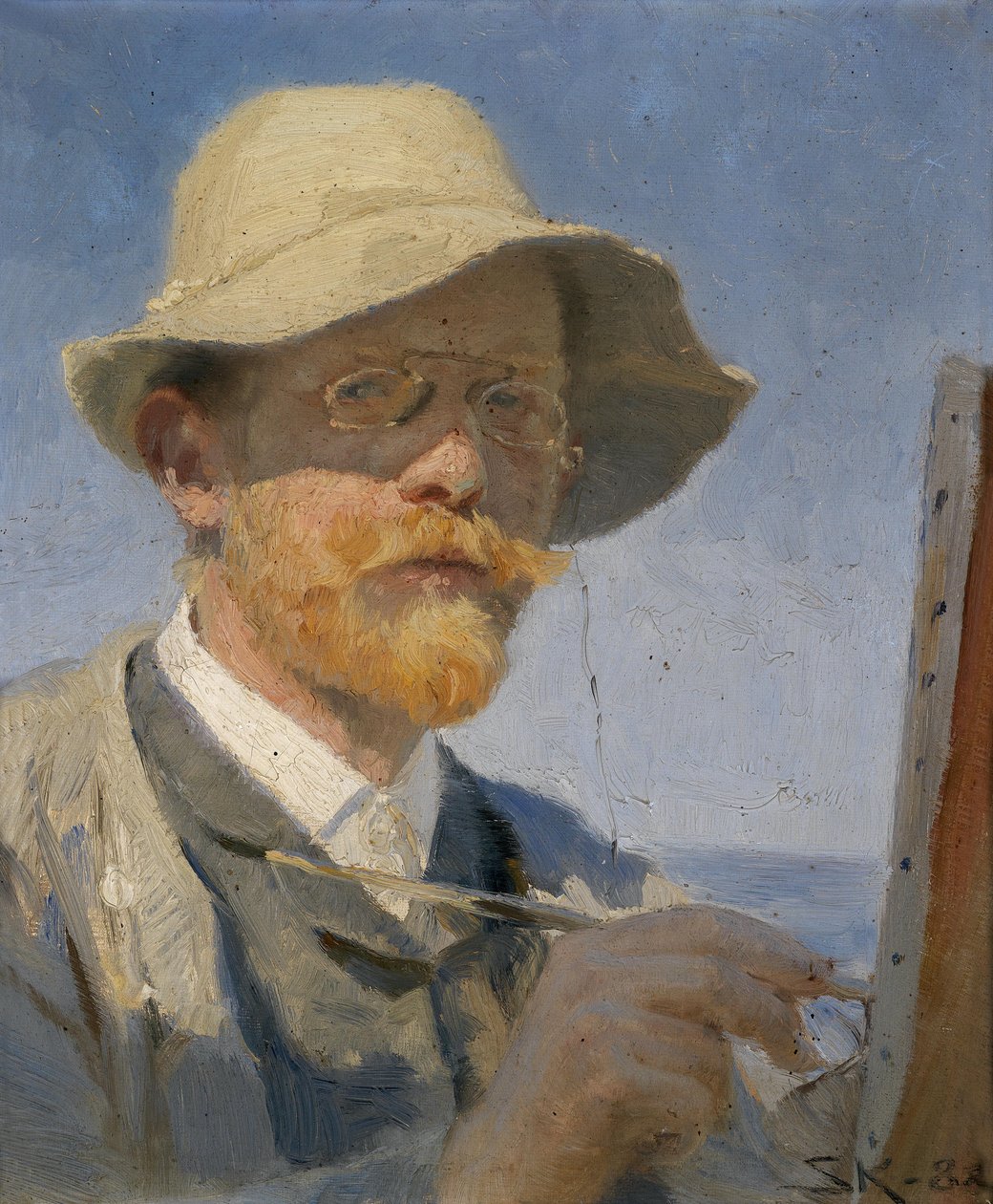 Selvportræt af Peder Severin Krøyer