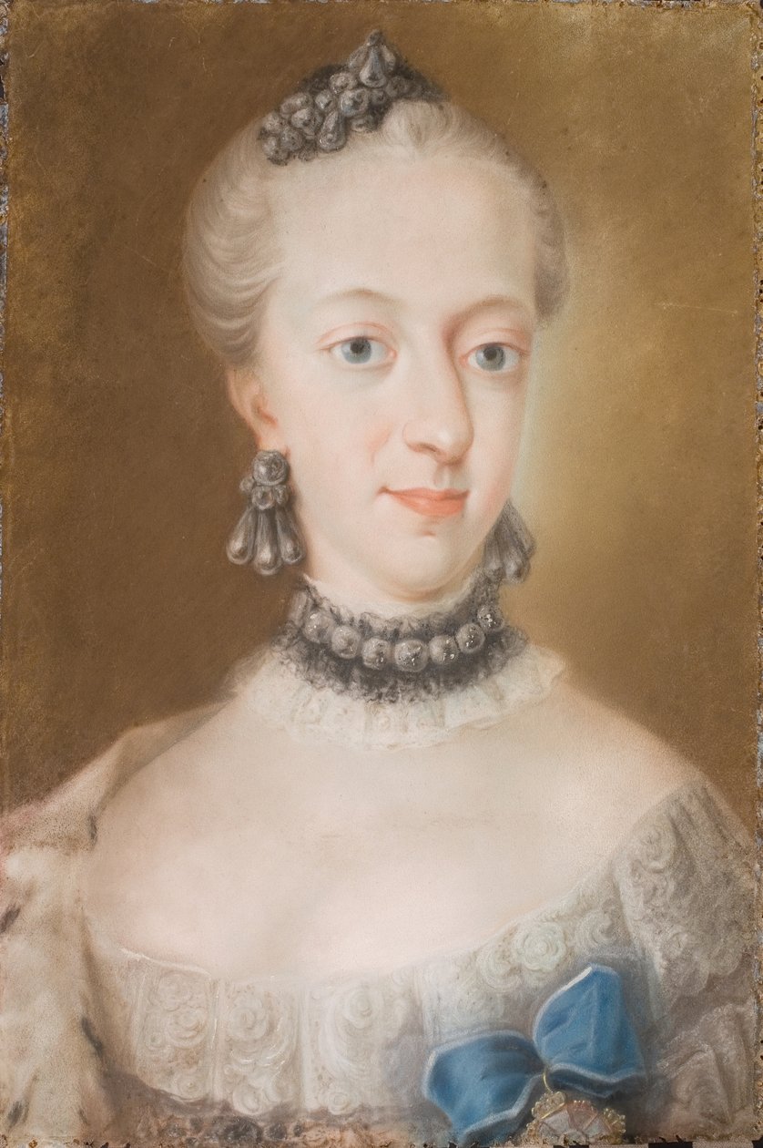 Portræt af Juliane Marie 1729-1796, dronning af Danmark og Norge, midten af det 18. årh. af Peder Als