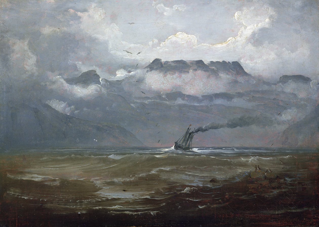 Frisk brise i Bind Valley af Peder Balke