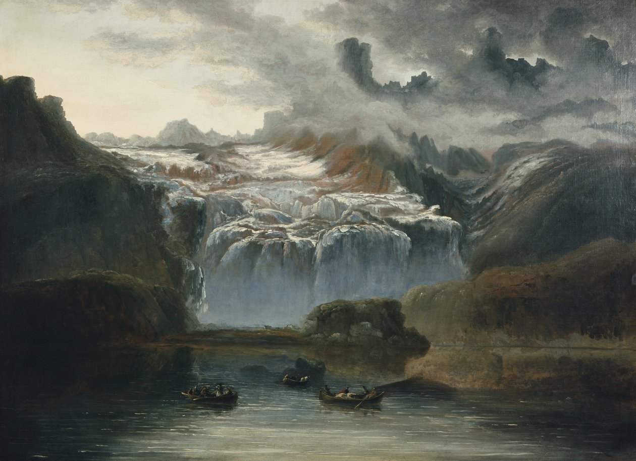 Jostedals gletscher (olie på lærred) af Peder Balke