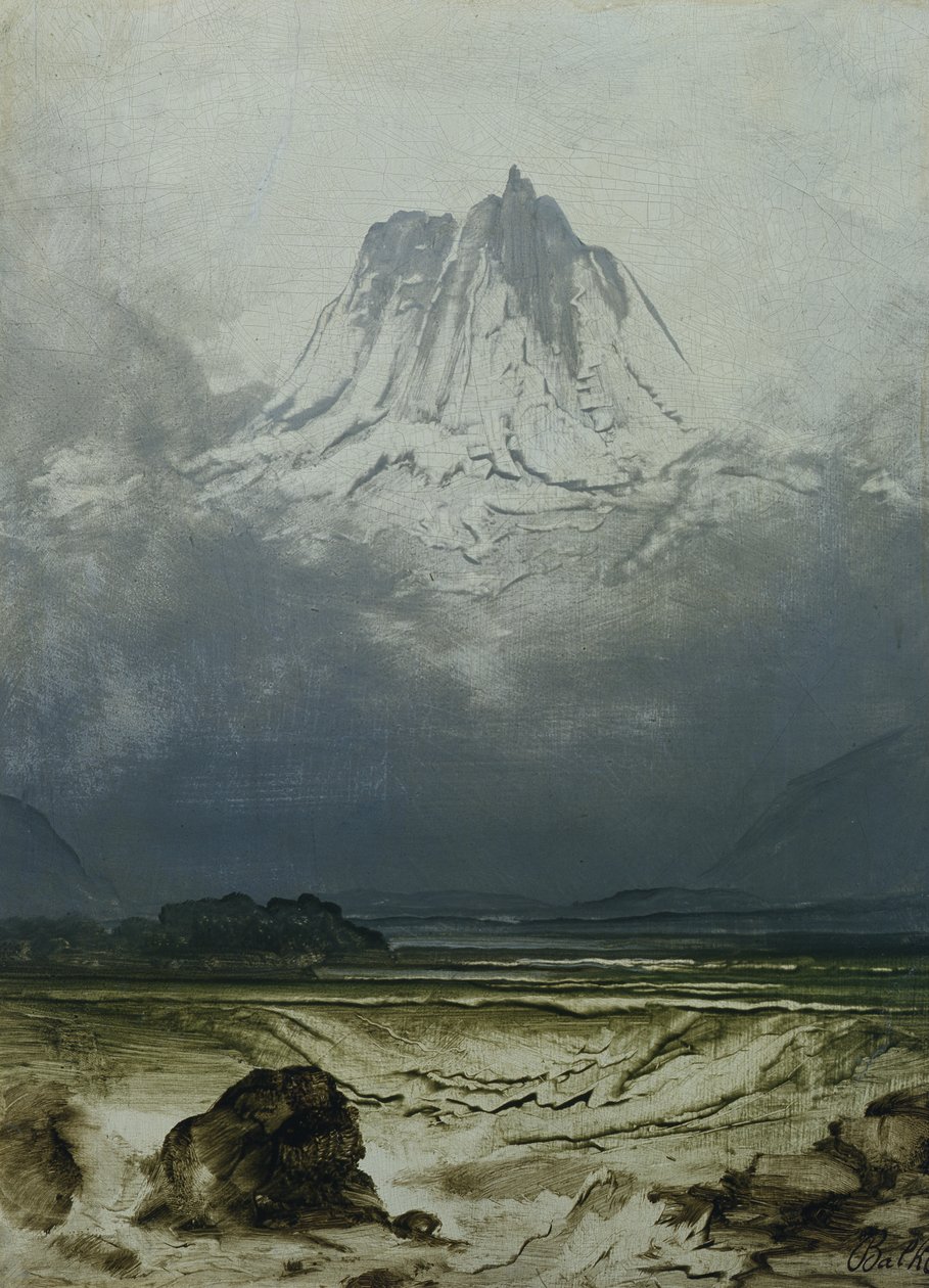 Landskabsundersøgelse, Nordnorge (olie på panel) af Peder Balke
