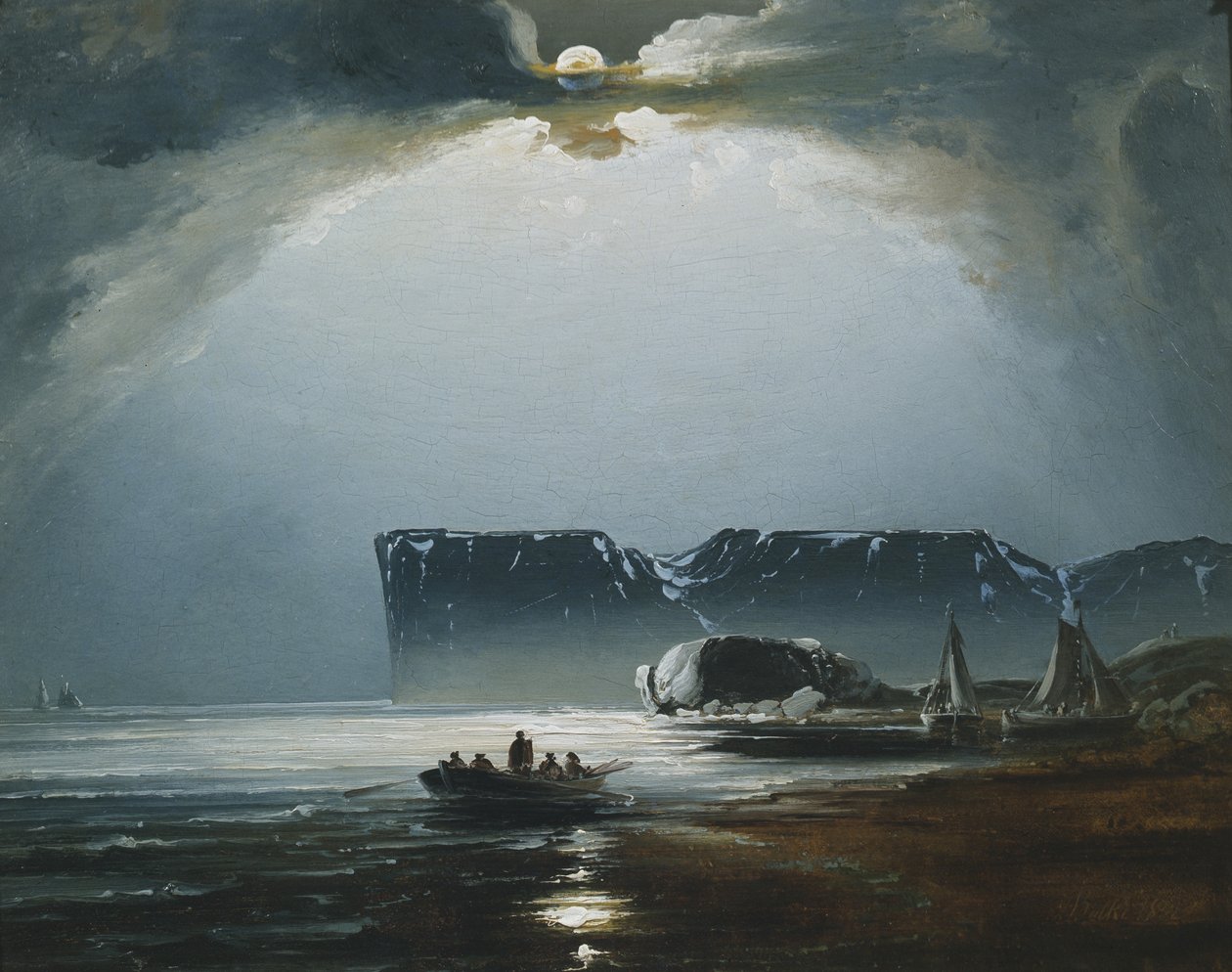 Nordkap (olie på lærred) af Peder Balke