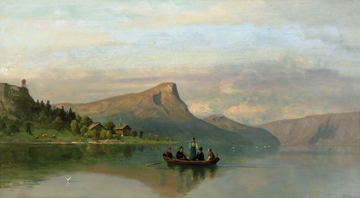 Fra Nordfjord (olie på lærred) af Peder Cappelen Thurmann