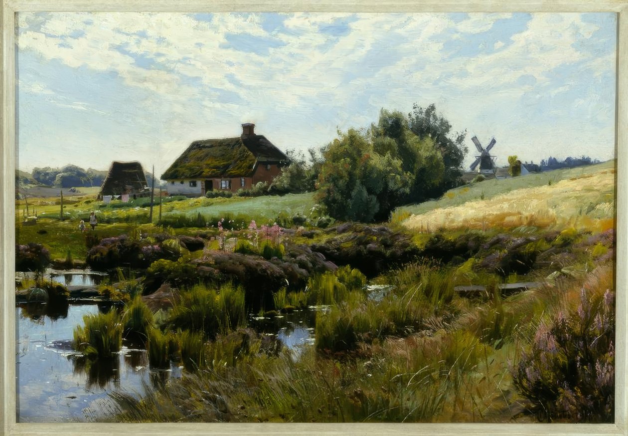 Sommerdag på landet af Peder Monsted