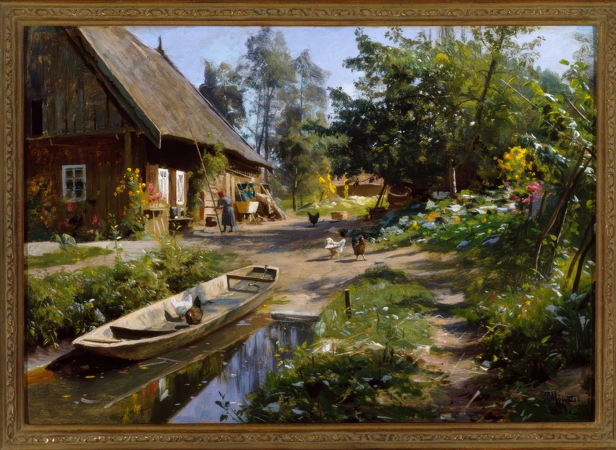 Solskinsdag i landet af Peder Monsted