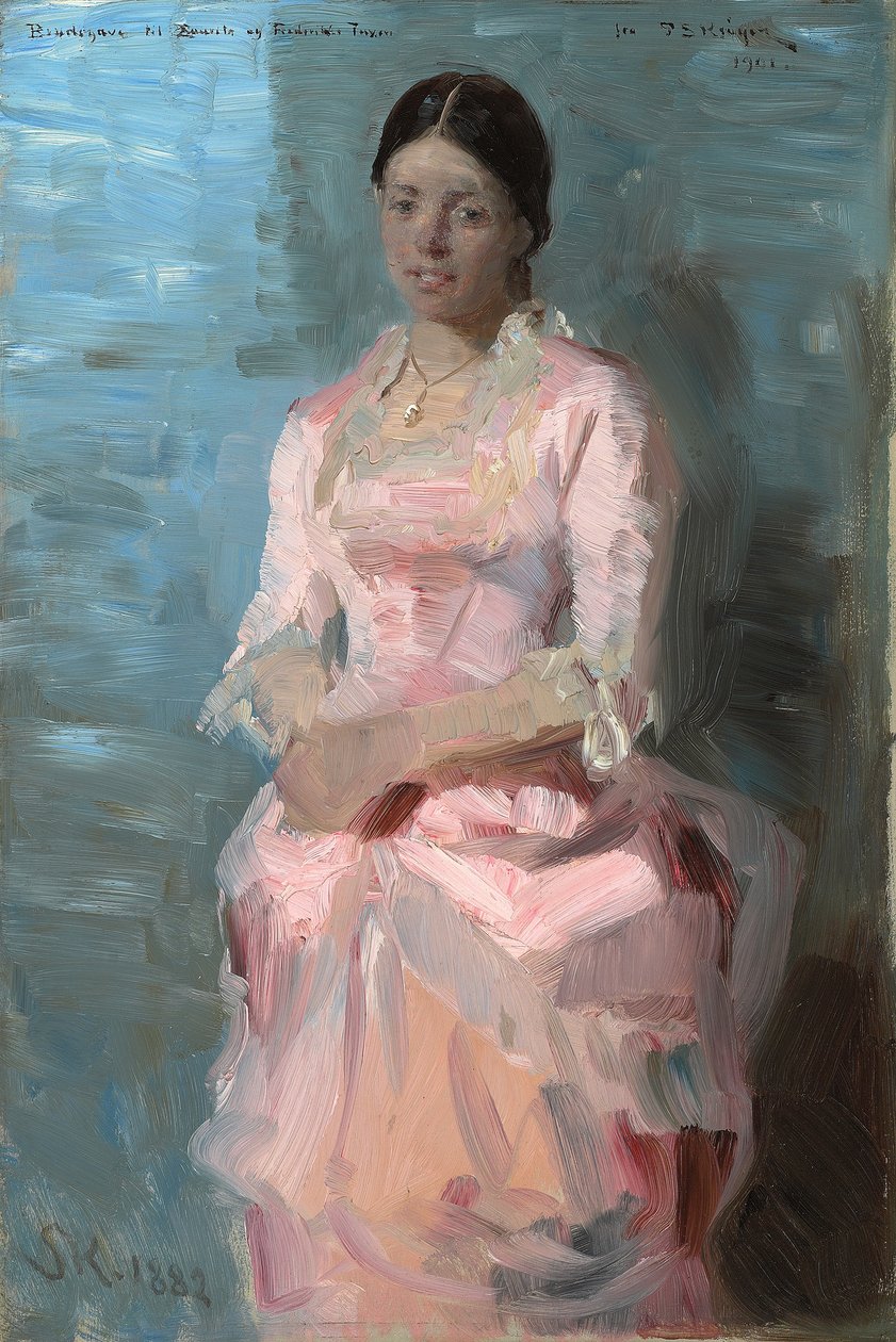 Portrait of Frederikke Tuxen, 1882 af Peder Severin Krøyer