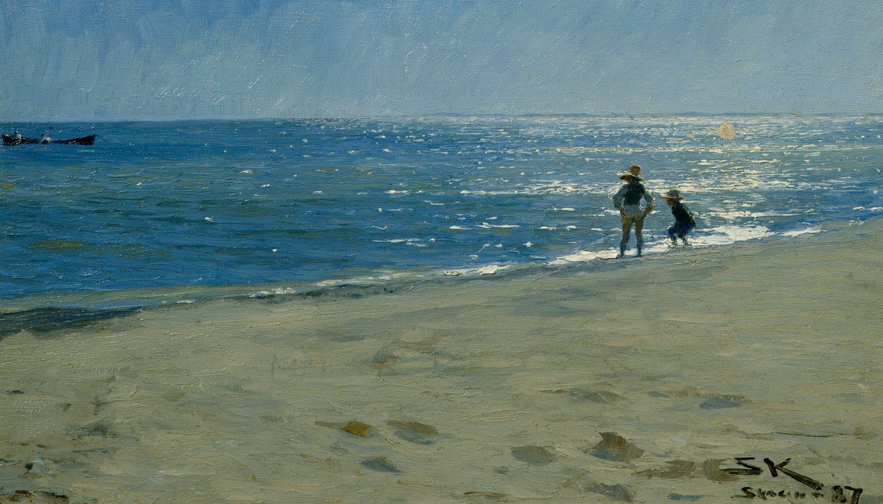 Solglitter over havet, Skagen af Peder Severin Krøyer