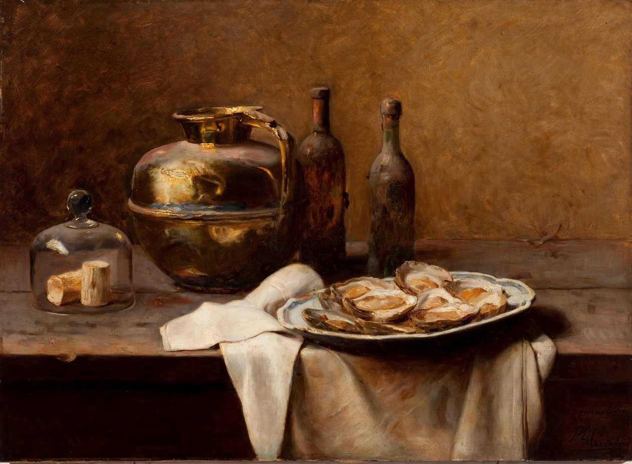 Østers og kobbervarer af Pedro Alexandrino