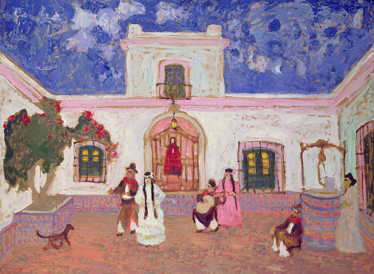 Kreolsk dans, før 1927 (olie på kort) af Pedro Figari