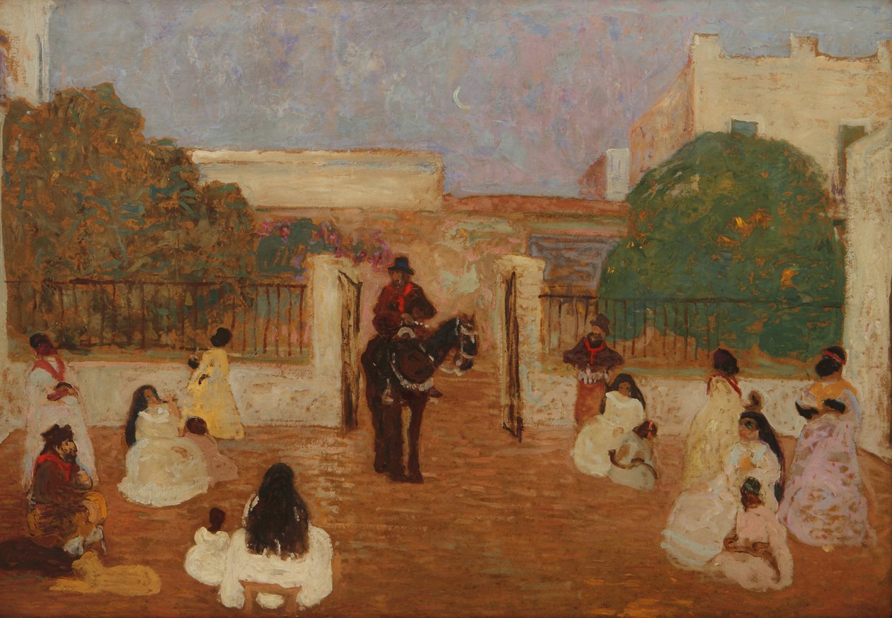 Gaucho Candioti af Pedro Figari