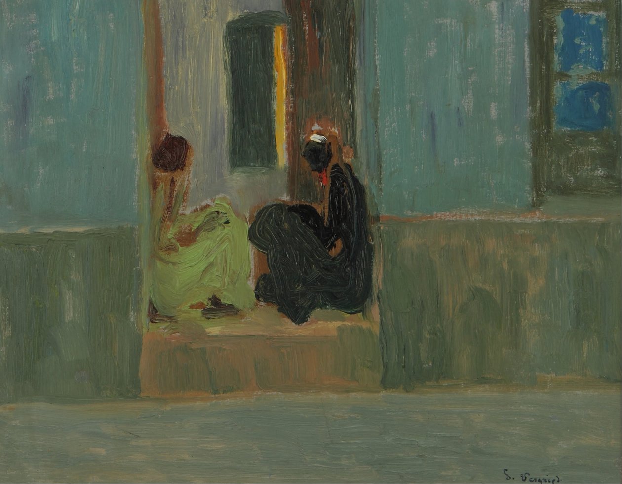 Sort ved døren eller Sort ved indgangen af Pedro Figari
