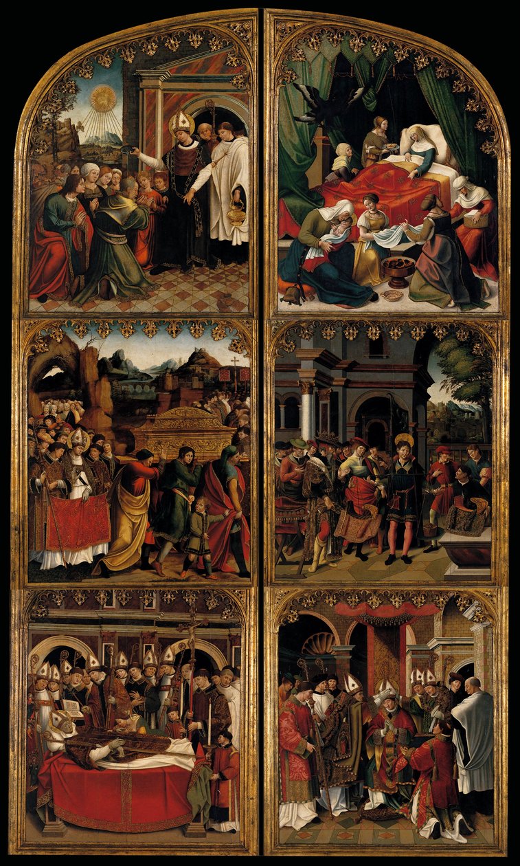 Døre til altertavlen til Saint Eligius af Pedro Nunyes