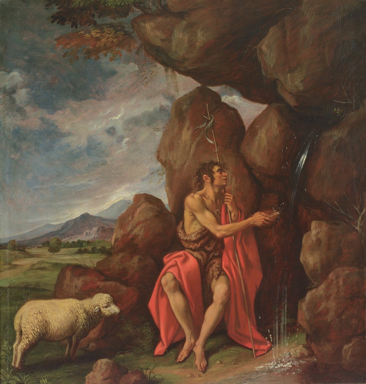 Johannes Døberen i ørkenen af Pedro Orrente