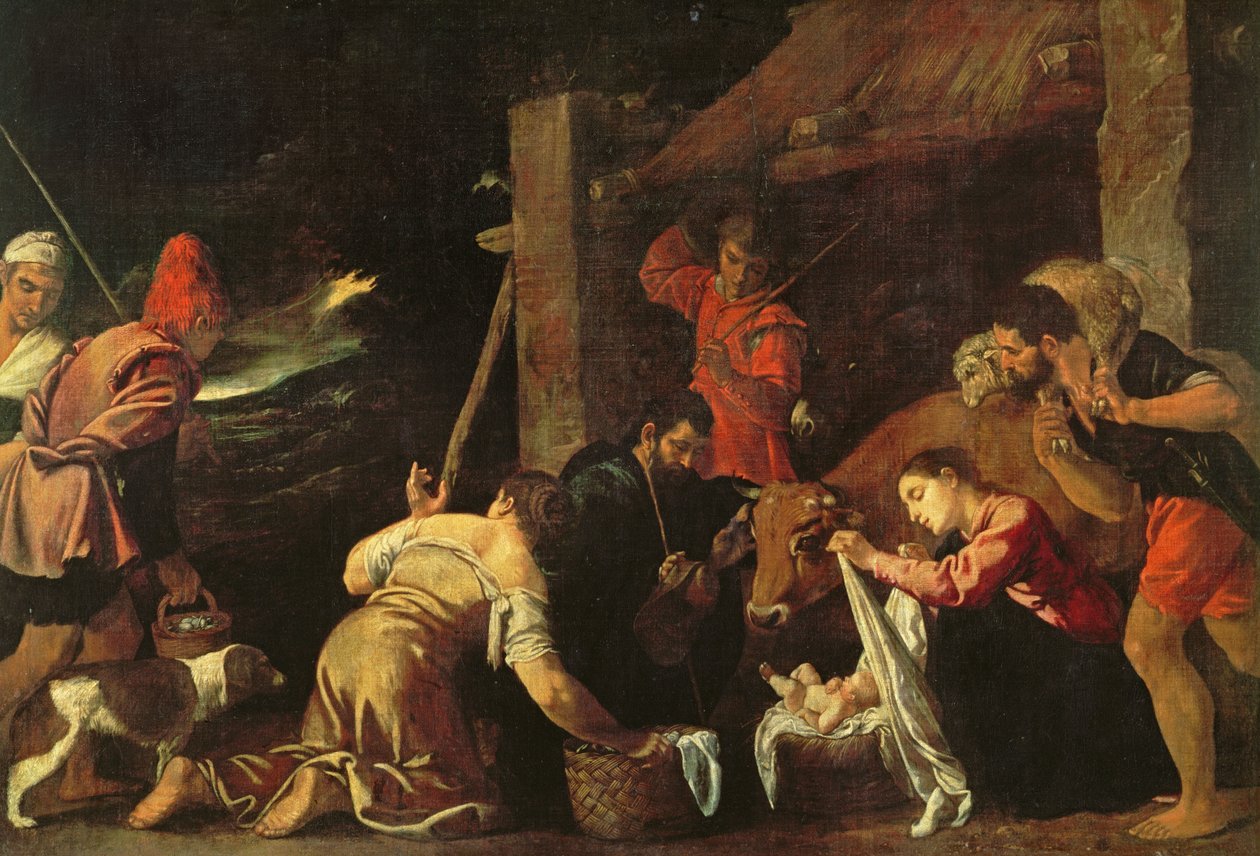 Hyrdernes tilbedelse af Pedro Orrente