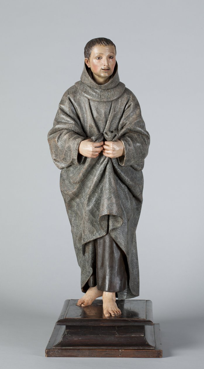 San Diego of Alcala, ca. 1665-70 (polykromt træ) af Pedro de Mena