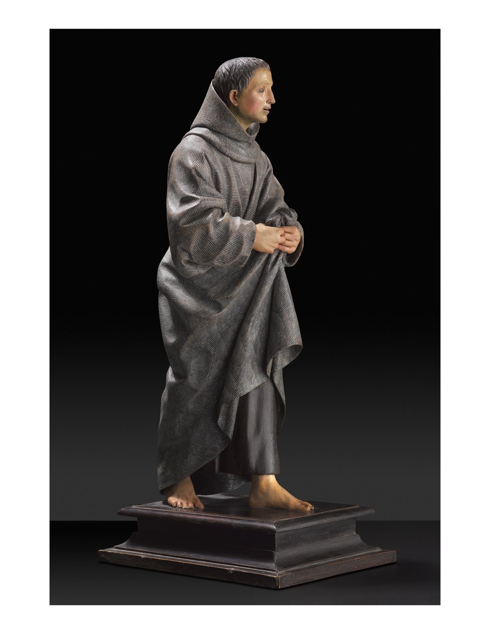 San Diego of Alcala, ca. 1665-70 (polykromt træ) af Pedro de Mena