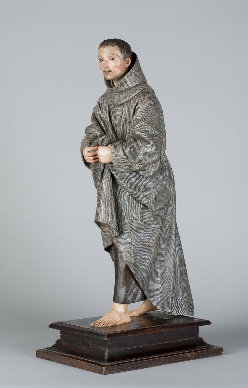 San Diego of Alcala, ca. 1665-70 (polykromeret træ) af Pedro de Mena