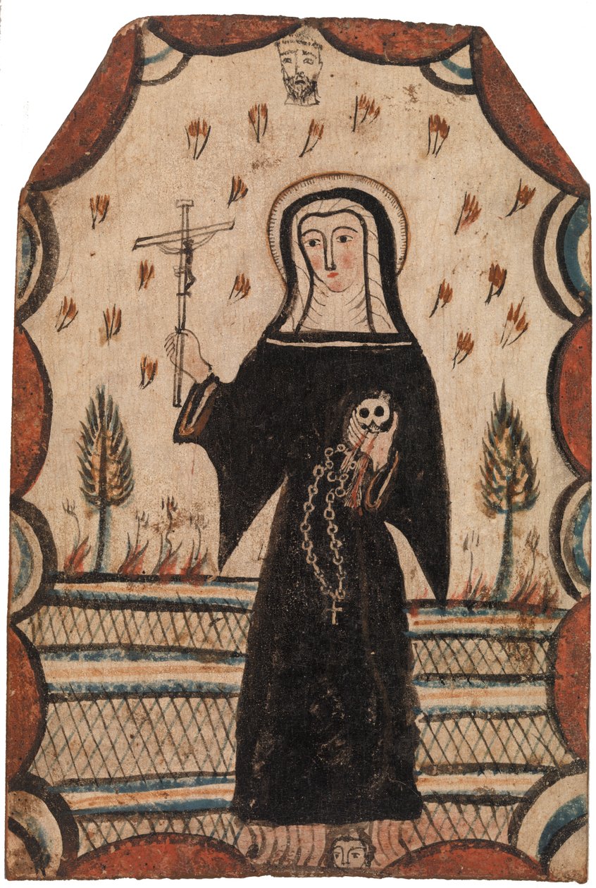 Sankt Rita af Cascia (Santa Rita de Cascia) af Pedro Antonio Frésquis