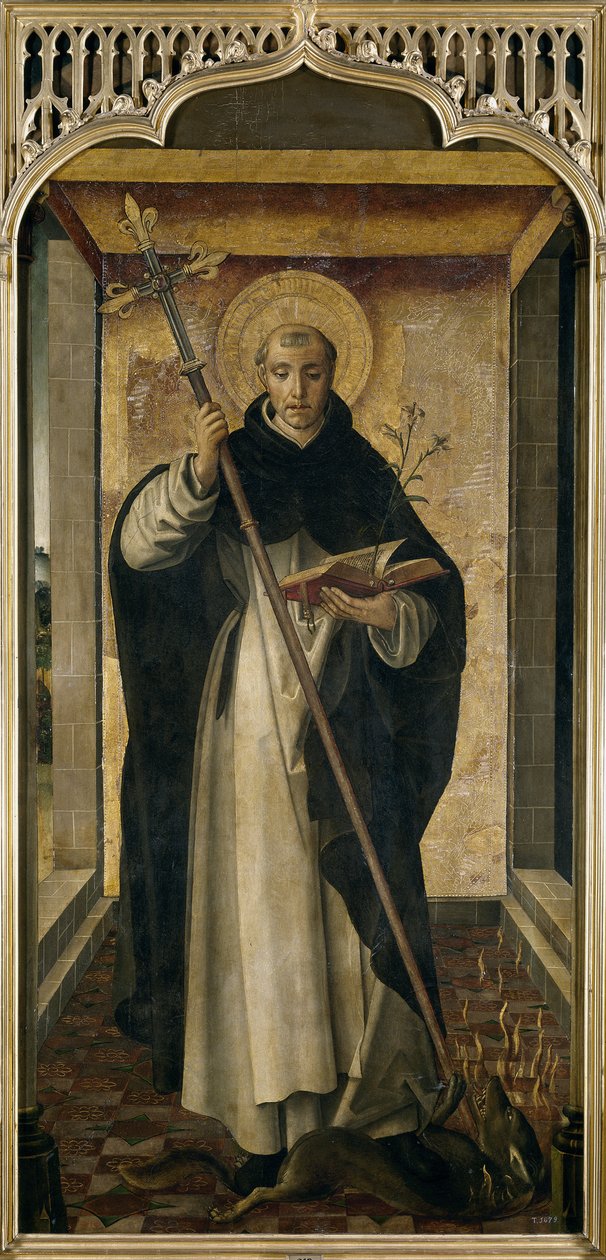 Saint Dominic, 1493-1499 af Pedro Berruguete