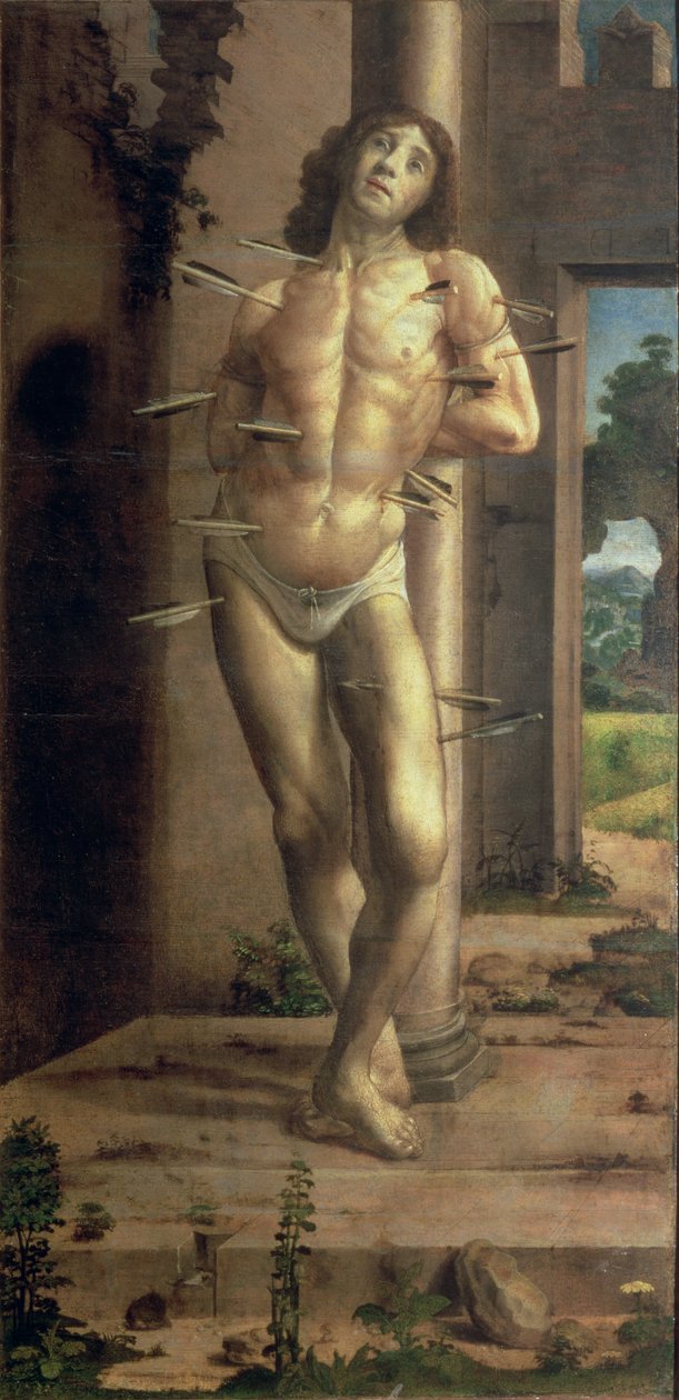 St. Sebastian (panel) af Pedro Berruguete