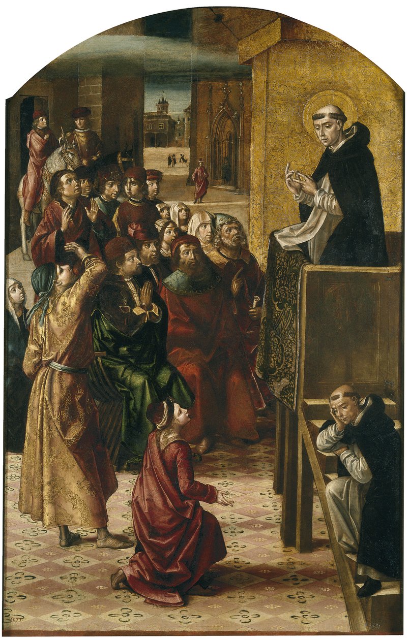 Skyens mirakel, 1493-1499 af Pedro Berruguete