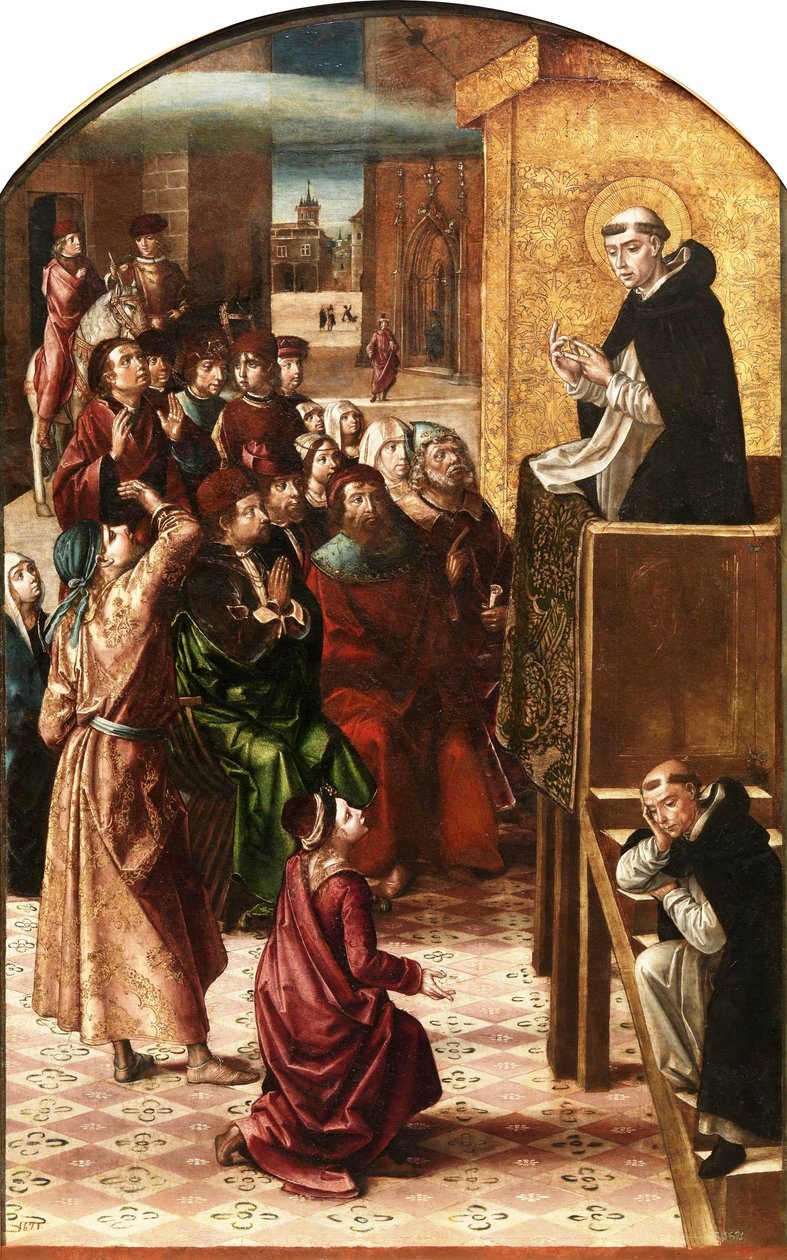 Skyens mirakel, ca. 1495 af Pedro Berruguete
