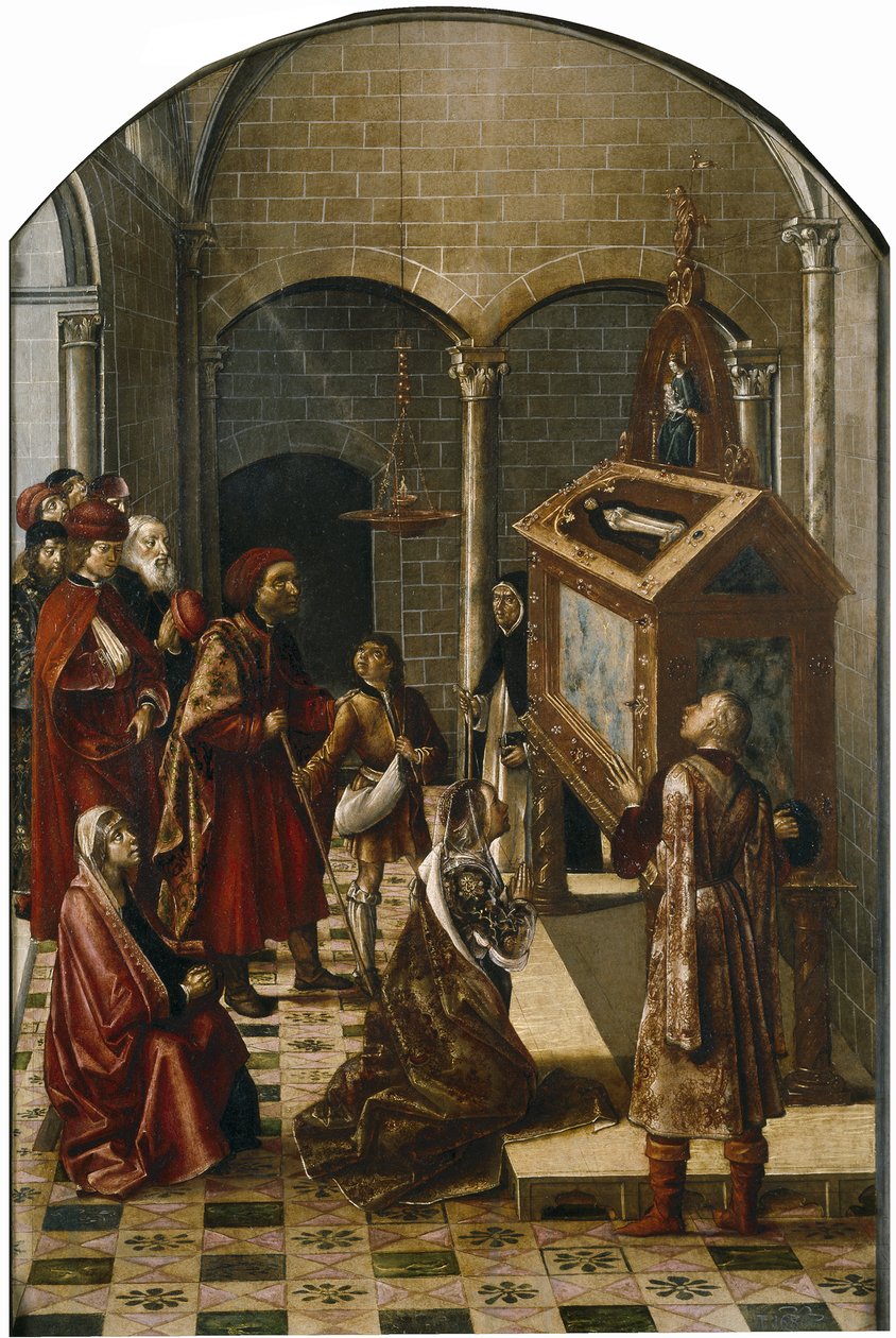 Sankt Peters martyrs grav, 1493-1499 af Pedro Berruguete