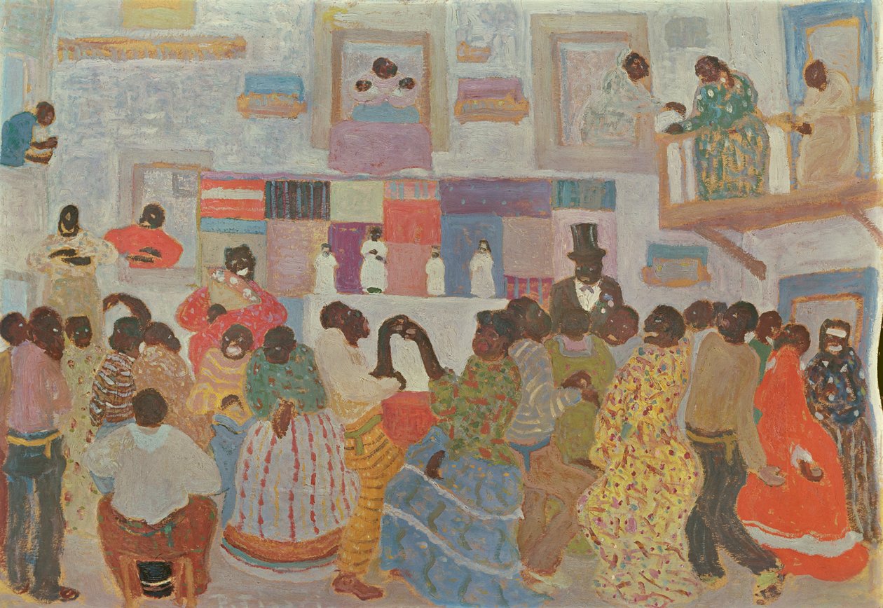 Dansere i Haiti af Pedro Figari