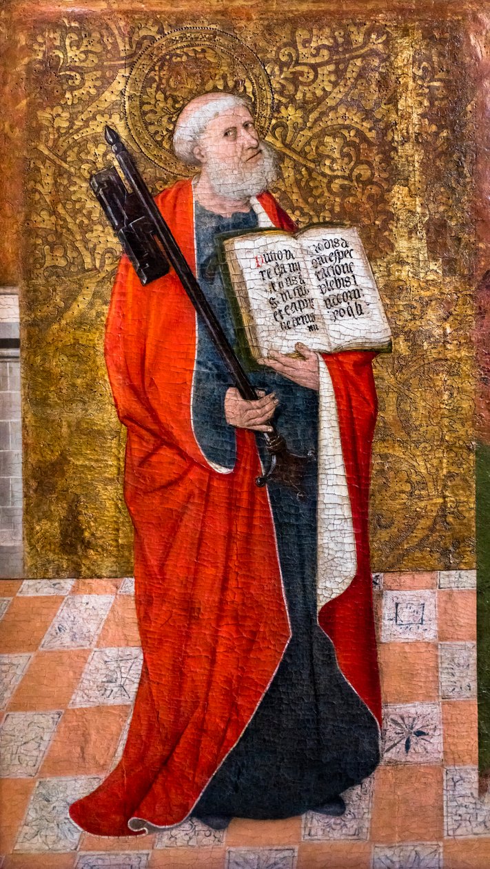 Sankt Peter (tempera på træ) af Pedro Garcia de Benabarre