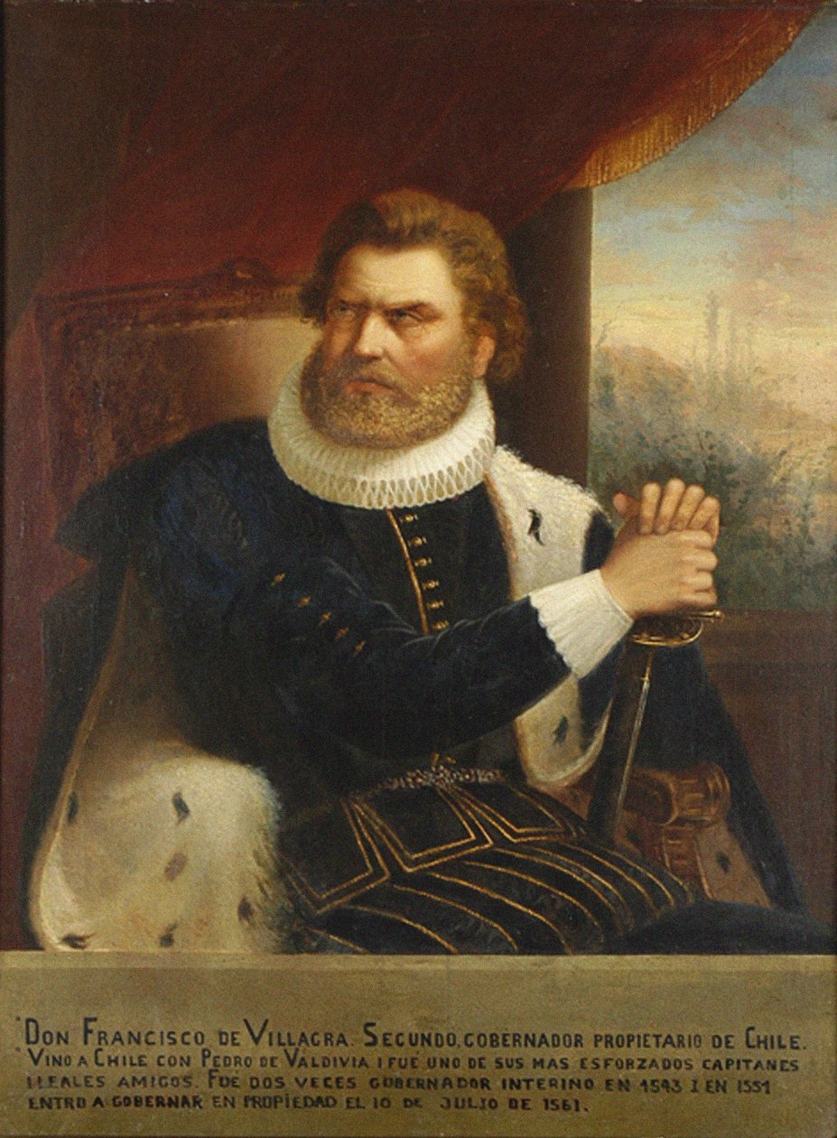 Portræt af Francisco de Villagra, 1873 af Pedro León Carmona