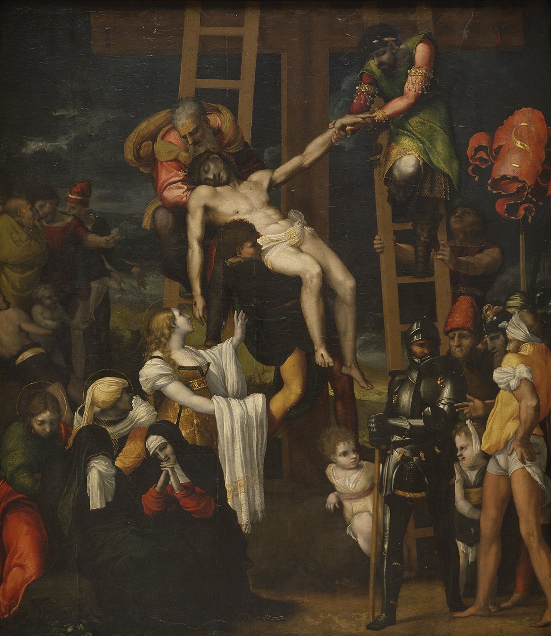 Nedstigningen fra korset, 1547 af Pedro Machuca
