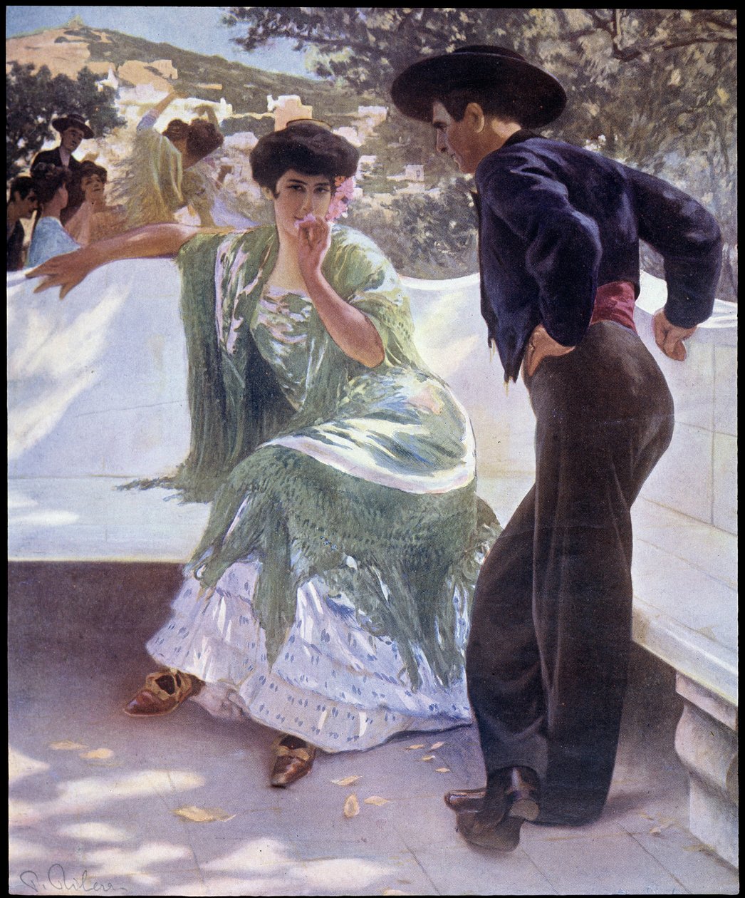 Spanske dansere (flamenco) af Pedro Ribera