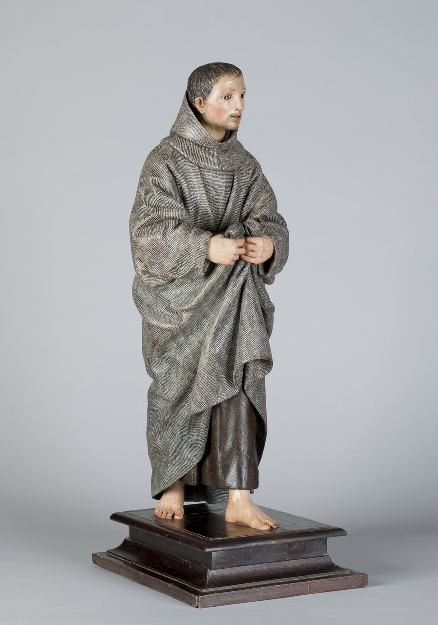 San Diego of Alcala, ca. 1665-70 (polykromt træ) af Pedro de Mena