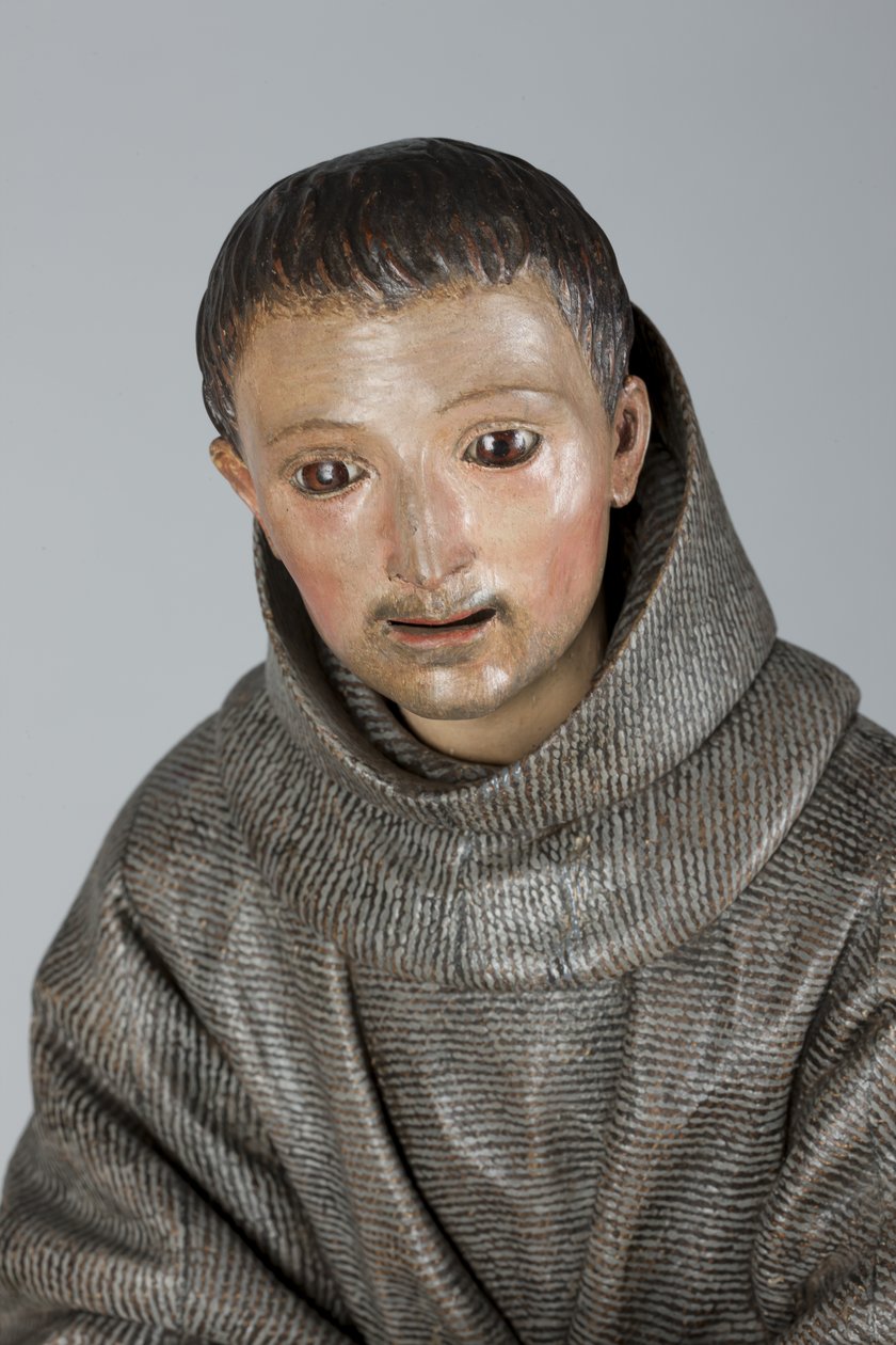 San Diego of Alcala, ca. 1665-70 (polykromt træ) af Pedro de Mena
