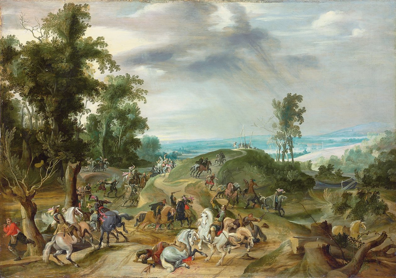 En kavalerikamp af Peeter Snayers