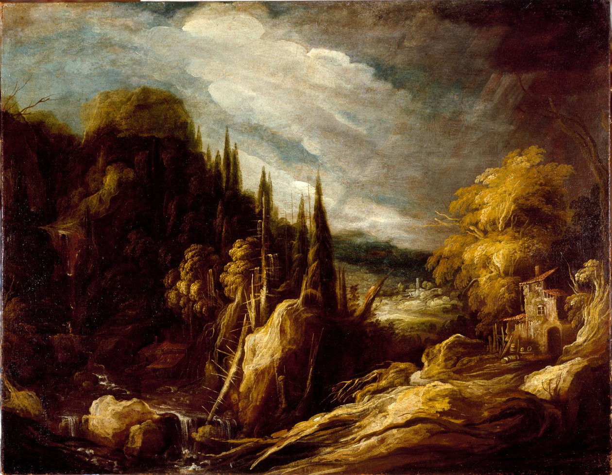 Bjerglandskab af Peeters the Elder Gillis