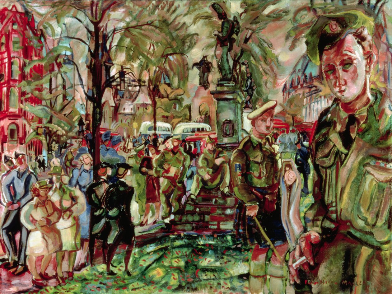 Ottawa, ca. 1943 (olie på lærred) af Pegi Nicol Macleod