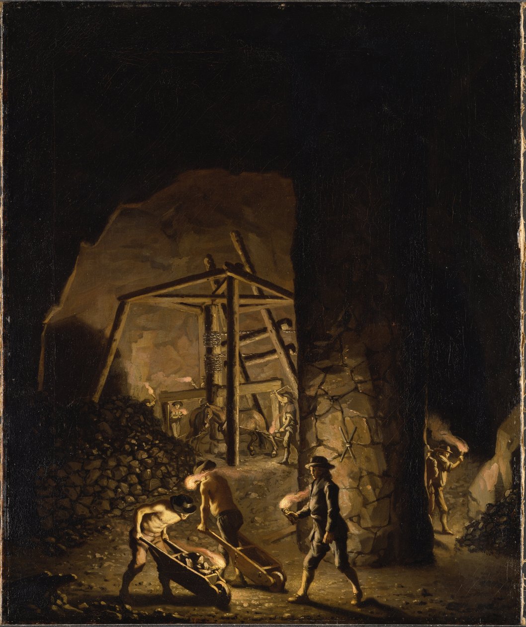Et galleri i Faluns kobberminer af Pehr Hilleström