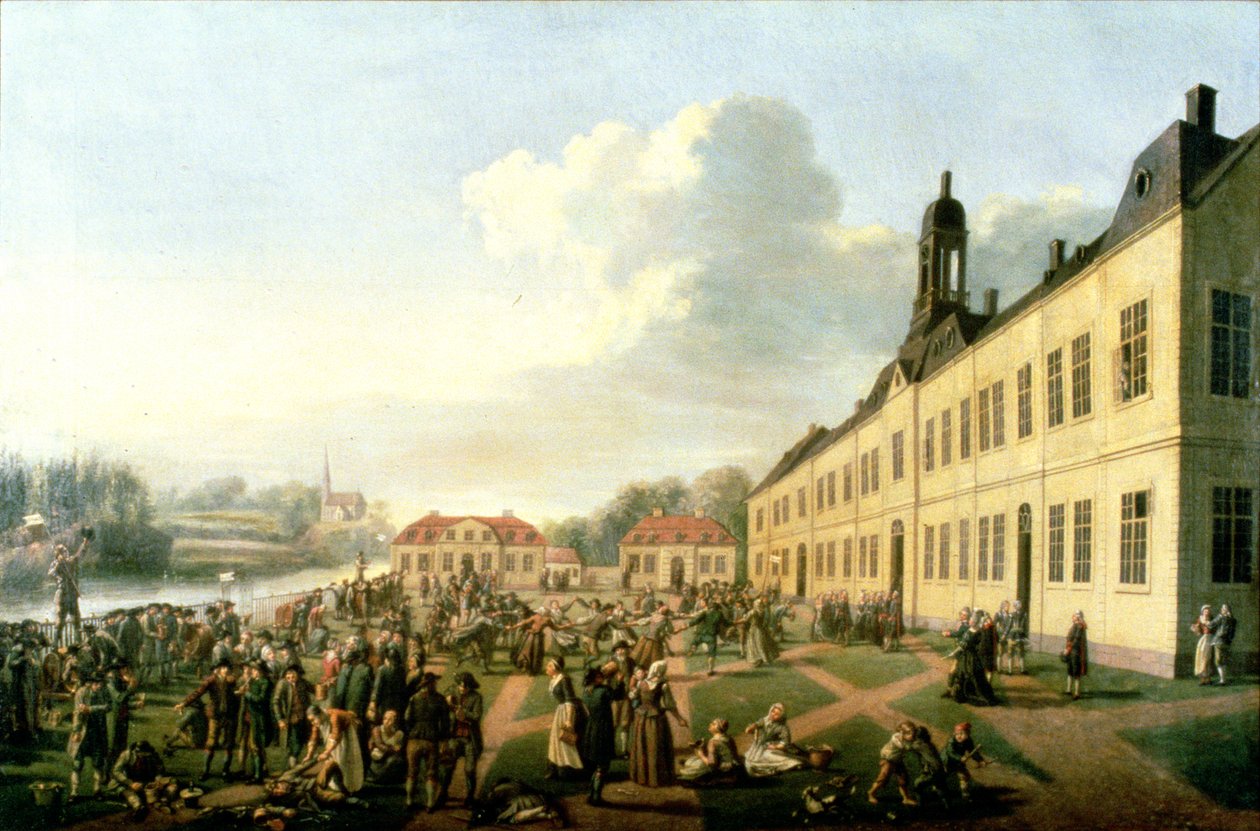 Harvestbeer at Svartsjo af Pehr Hilleström