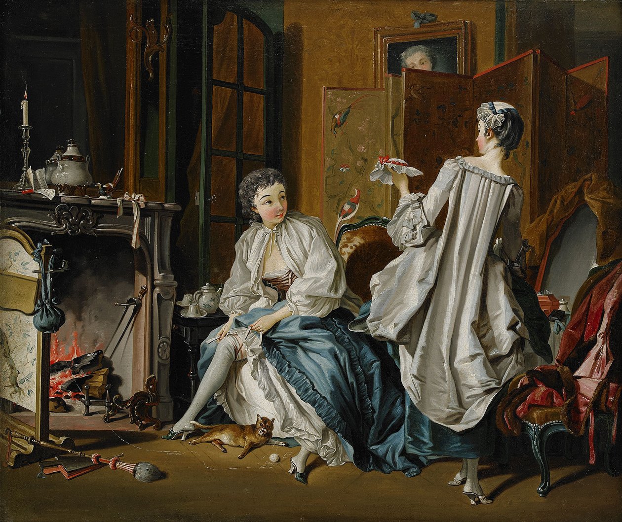 Morgentoilet Efter François Boucher af Pehr Hilleström