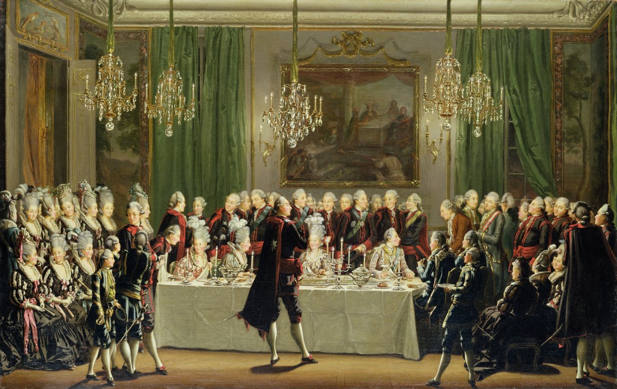 Stockholms slot, nytårsaften 1779 af Pehr Hilleström