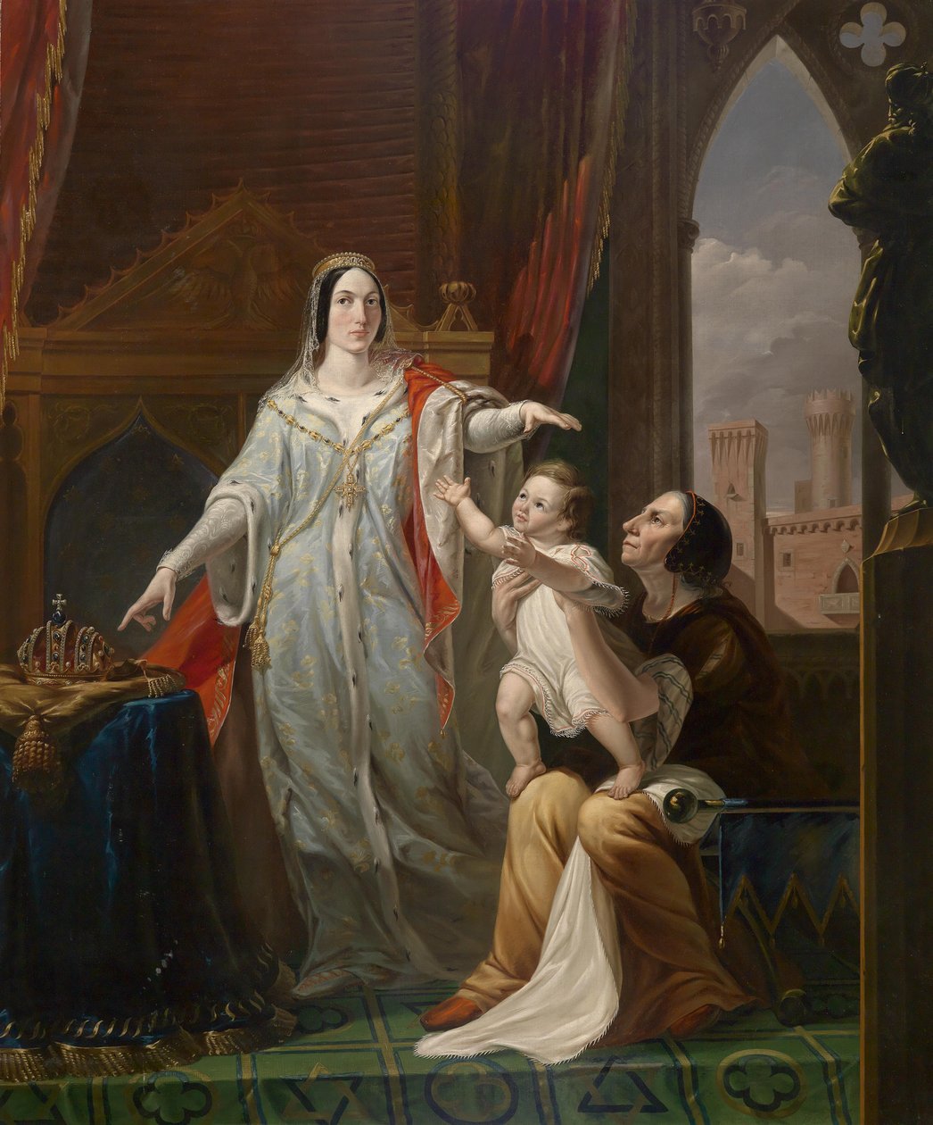 Infante Friedrich II von Hohenstaufens kongelige skæbne i barndommen af Pelagio Palagi