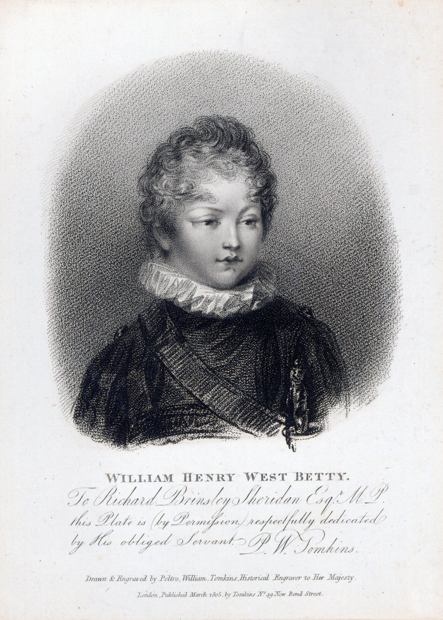 William Betty, 1805 af Peltro William Tomkins