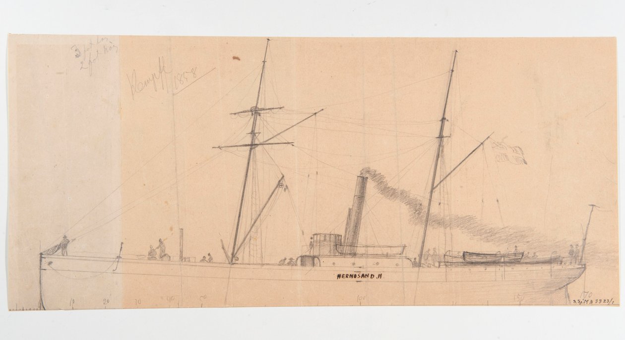 Angfartyget HERNOSAND II af Per Wilhelm Cedergren