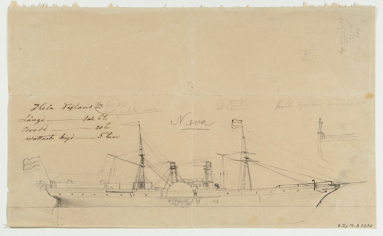 Langskibet NEVA af Per Wilhelm Cedergren