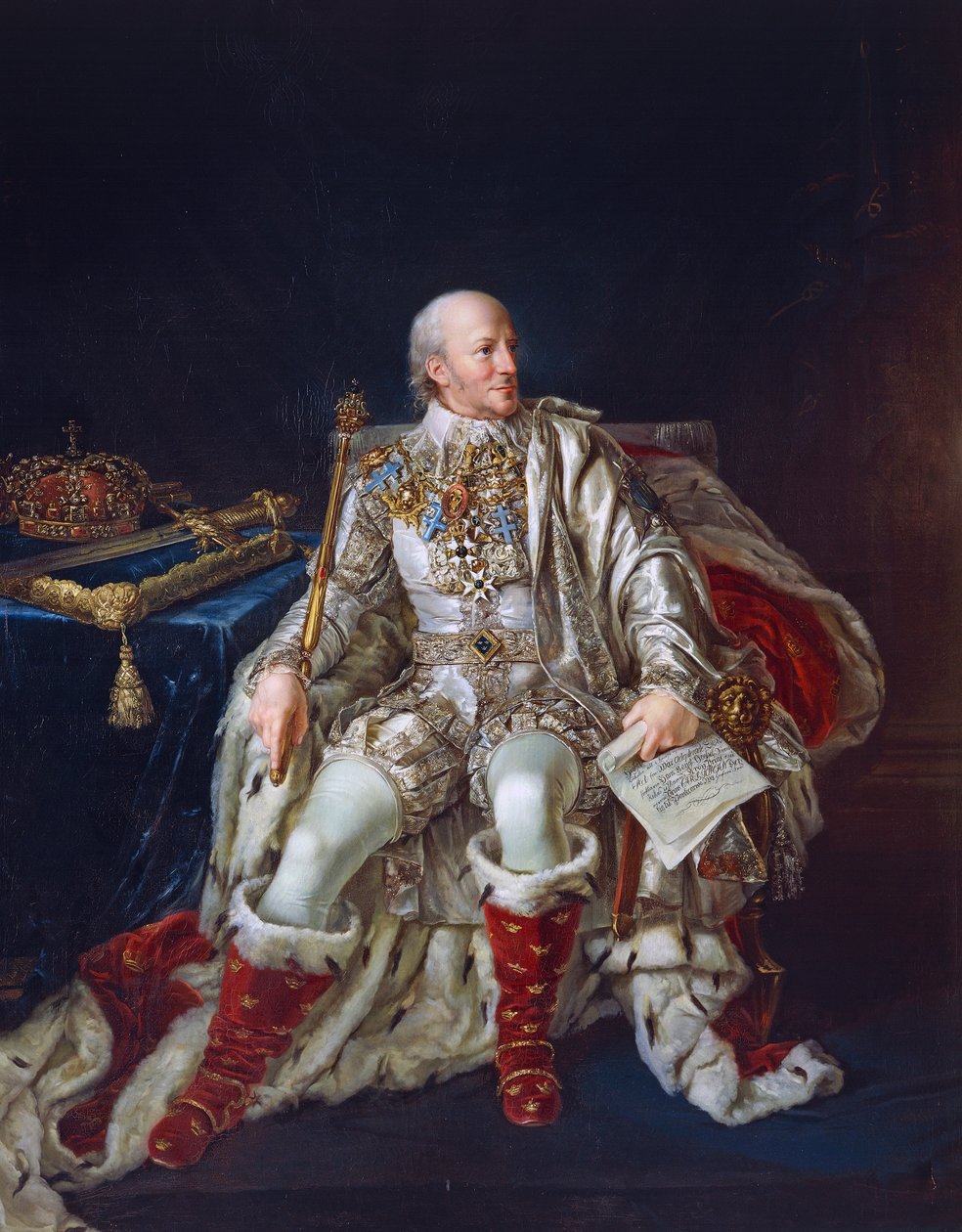 Portræt af Karl XIII af Sverige (Stockholm af Per Krafft