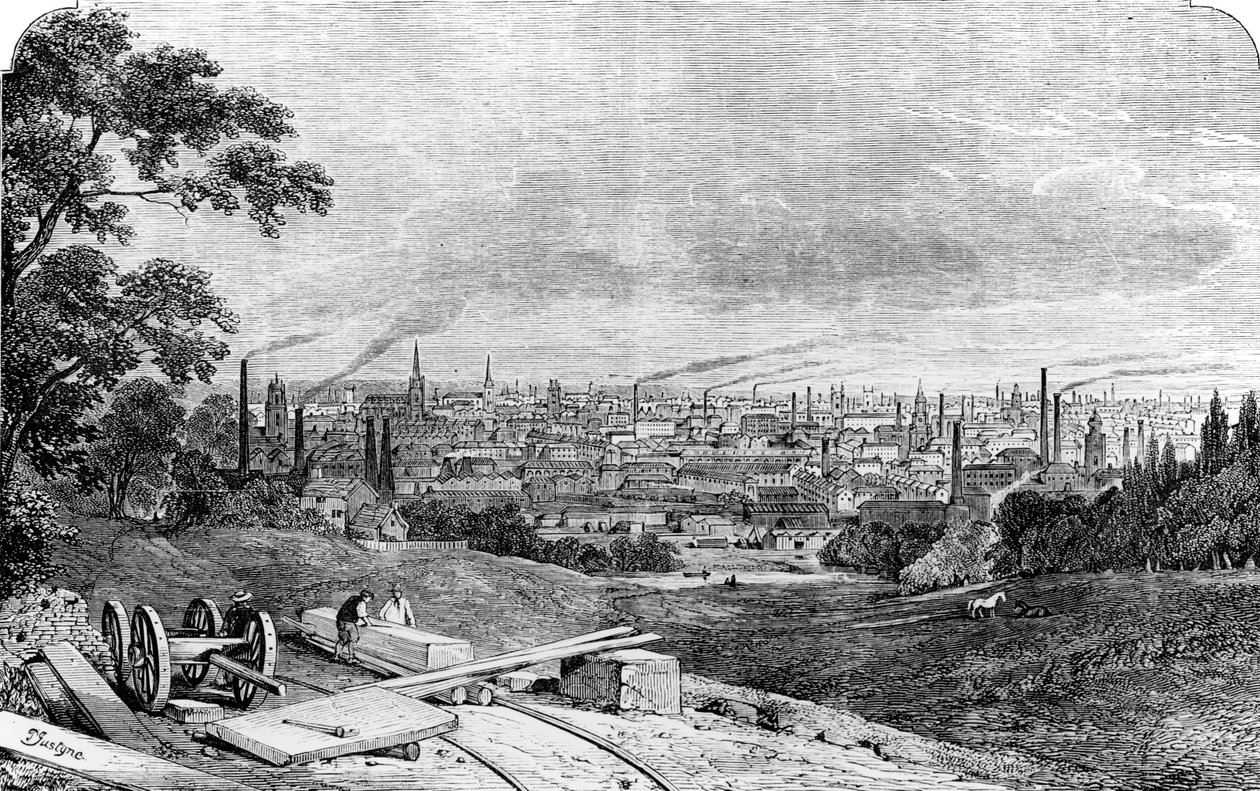 Manchester, 1840 af Percy William Justyne